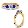 Load image into Gallery viewer, three-stone-twisted-emerald-cut-vine-diamond-ring-with-sapphire-in-yellow-gold-FDENS3301EMRGSABL-NL-YG.jpg