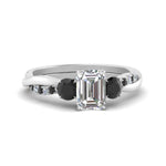 Load image into Gallery viewer, three-stone-twisted-emerald-cut-vine-ring-with-black-diamond-in-white-gold-FDENS3301EMRGBLACK-NL-WG.jpg