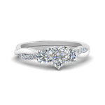 Load image into Gallery viewer, three-stone-twisted-heart-shaped-vine-diamond-ring-in-white-gold-FDENS3301HTR-NL-WG.jpg
