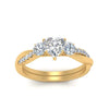 Load image into Gallery viewer, three-stone-twisted-heart-shaped-vine-diamond-ring-in-yellow-gold-FDENS3301HTR-NL-YG.jpg
