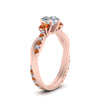 Load image into Gallery viewer, three-stone-twisted-heart-shaped-vine-diamond-ring-with-orange-sapphire-in-rose-gold-FDENS3301HTRGSAOR-NL-RG.jpg