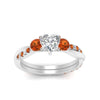 Load image into Gallery viewer, three-stone-twisted-heart-shaped-vine-diamond-ring-with-orange-sapphire-in-white-gold-FDENS3301HTRGSAOR-NL-WG.jpg