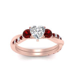 Load image into Gallery viewer, three-stone-twisted-heart-shaped-vine-diamond-ring-with-ruby-in-rose-gold-FDENS3301HTRGRUDR-NL-RG.jpg
