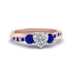 Load image into Gallery viewer, three-stone-twisted-heart-shaped-vine-diamond-ring-with-sapphire-in-rose-gold-FDENS3301HTRGSABL-NL-RG.jpg
