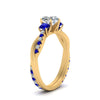 Load image into Gallery viewer, three-stone-twisted-heart-shaped-vine-diamond-ring-with-sapphire-in-yellow-gold-FDENS3301HTRGSABL-NL-YG.jpg