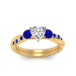 Load image into Gallery viewer, three-stone-twisted-heart-shaped-vine-diamond-ring-with-sapphire-in-yellow-gold-FDENS3301HTRGSABL-NL-YG.jpg
