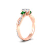Load image into Gallery viewer, three-stone-twisted-heart-shaped-vine-emerald-engagement-ring-in-rose-gold-fdens3301htrgemgrangle2-nl-rg.jpg