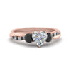 Load image into Gallery viewer, three-stone-twisted-heart-shaped-vine-ring-with-black-diamond-in-rose-gold-FDENS3301HTRGBLACK-NL-RG.jpg
