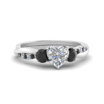 Load image into Gallery viewer, three-stone-twisted-heart-shaped-vine-ring-with-black-diamond-in-white-gold-FDENS3301HTRGBLACK-NL-WG.jpg
