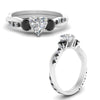 Load image into Gallery viewer, three-stone-twisted-heart-shaped-vine-ring-with-black-diamond-in-white-gold-FDENS3301HTRGBLACK-NL-WG.jpg