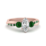 Load image into Gallery viewer, three-stone-twisted-marquise-cut-vine-diamond-ring-with-emerald-in-rose-gold-FDENS3301MQRGEMGR-NL-RG.jpg
