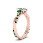 Load image into Gallery viewer, three-stone-twisted-marquise-cut-vine-diamond-ring-with-emerald-in-rose-gold-FDENS3301MQRGEMGR-NL-RG.jpg
