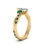 Load image into Gallery viewer, three-stone-twisted-marquise-cut-vine-diamond-ring-with-emerald-in-yellow-gold-FDENS3301MQRGEMGR-NL-YG.jpg
