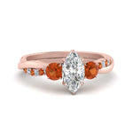 Load image into Gallery viewer, three-stone-twisted-marquise-cut-vine-diamond-ring-with-orange-sapphire-in-rose-gold-FDENS3301MQRGSAOR-NL-RG.jpg
