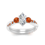 Load image into Gallery viewer, three-stone-twisted-marquise-cut-vine-diamond-ring-with-orange-sapphire-in-white-gold-FDENS3301MQRGSAOR-NL-WG.jpg
