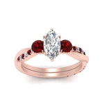 Load image into Gallery viewer, three-stone-twisted-marquise-cut-vine-diamond-ring-with-ruby-in-rose-gold-FDENS3301MQRGRUDR-NL-RG.jpg
