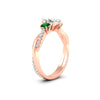Load image into Gallery viewer, three-stone-twisted-marquise-cut-vine-emerald-engagement-ring-in-rose-gold-fdens3301mqrgemgrangle2-nl-rg.jpg