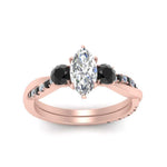 Load image into Gallery viewer, three-stone-twisted-marquise-cut-vine-ring-with-black-diamond-in-rose-gold-FDENS3301MQRGBLACK-NL-RG.jpg
