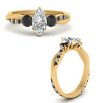 Load image into Gallery viewer, three-stone-twisted-marquise-cut-vine-ring-with-black-diamond-in-yellow-gold-FDENS3301MQRGBLACK-NL-YG.jpg
