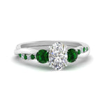 Load image into Gallery viewer, three-stone-twisted-oval-shaped-vine-diamond-ring-with-emerald-in-white-gold-FDENS3301OVRGEMGR-NL-WG.jpg