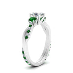 Load image into Gallery viewer, three-stone-twisted-oval-shaped-vine-diamond-ring-with-emerald-in-white-gold-FDENS3301OVRGEMGR-NL-WG.jpg
