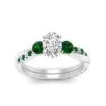 Load image into Gallery viewer, three-stone-twisted-oval-shaped-vine-diamond-ring-with-emerald-in-white-gold-FDENS3301OVRGEMGR-NL-WG.jpg