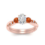 Load image into Gallery viewer, three-stone-twisted-oval-shaped-vine-diamond-ring-with-orange-sapphire-in-rose-gold-FDENS3301OVRGSAOR-NL-RG.jpg
