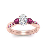 Load image into Gallery viewer, three-stone-twisted-oval-shaped-vine-diamond-ring-with-pink-sapphire-in-rose-gold-FDENS3301OVRGSADRPI-NL-RG.jpg
