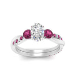 Load image into Gallery viewer, three-stone-twisted-oval-shaped-vine-diamond-ring-with-pink-sapphire-in-white-gold-FDENS3301OVRGSADRPI-NL-WG.jpg
