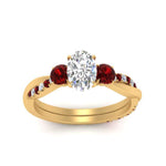 Load image into Gallery viewer, three-stone-twisted-oval-shaped-vine-diamond-ring-with-ruby-in-yellow-gold-FDENS3301OVRGRUDR-NL-YG.jpg

