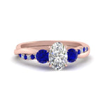 Load image into Gallery viewer, three-stone-twisted-oval-shaped-vine-diamond-ring-with-sapphire-in-rose-gold-FDENS3301OVRGSABL-NL-RG.jpg
