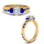 Load image into Gallery viewer, three-stone-twisted-oval-shaped-vine-diamond-ring-with-sapphire-in-yellow-gold-FDENS3301OVRGSABL-NL-YG.jpg
