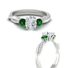 Load image into Gallery viewer, three-stone-twisted-oval-shaped-vine-emerald-engagement-ring-in-white-gold-fdens3301ovrgemgrangle3-nl-wg.jpg