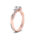 Load image into Gallery viewer, three-stone-twisted-pear-shaped-vine-diamond-ring-in-rose-gold-FDENS3301PER-NL-RG.jpg
