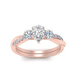 Load image into Gallery viewer, three-stone-twisted-pear-shaped-vine-diamond-ring-in-rose-gold-FDENS3301PER-NL-RG.jpg
