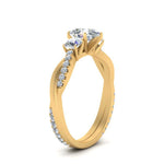 Load image into Gallery viewer, three-stone-twisted-pear-shaped-vine-diamond-ring-in-yellow-gold-FDENS3301PER-NL-YG.jpg
