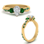 Load image into Gallery viewer, three-stone-twisted-pear-shaped-vine-diamond-ring-with-emerald-in-yellow-gold-FDENS3301PERGEMGR-NL-YG.jpg
