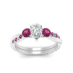 Load image into Gallery viewer, three-stone-twisted-pear-shaped-vine-diamond-ring-with-pink-sapphire-in-white-gold-FDENS3301PERGSADRPI-NL-WG.jpg
