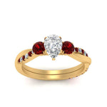 Load image into Gallery viewer, three-stone-twisted-pear-shaped-vine-diamond-ring-with-ruby-in-yellow-gold-FDENS3301PERGRUDR-NL-YG.jpg
