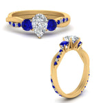Load image into Gallery viewer, three-stone-twisted-pear-shaped-vine-diamond-ring-with-sapphire-in-yellow-gold-FDENS3301PERGSABL-NL-YG.jpg
