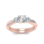 Load image into Gallery viewer, three-stone-twisted-princess-cut-vine-diamond-ring-in-rose-gold-FDENS3301PRR-NL-RG.jpg
