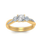 Load image into Gallery viewer, three-stone-twisted-princess-cut-vine-diamond-ring-in-yellow-gold-FDENS3301PRR-NL-YG.jpg
