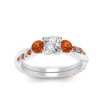 Load image into Gallery viewer, three-stone-twisted-princess-cut-vine-diamond-ring-with-orange-sapphire-in-white-gold-FDENS3301PRRGSAOR-NL-WG.jpg

