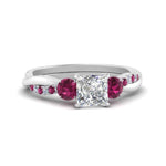 Load image into Gallery viewer, three-stone-twisted-princess-cut-vine-diamond-ring-with-pink-sapphire-in-white-gold-FDENS3301PRRGSADRPI-NL-WG.jpg

