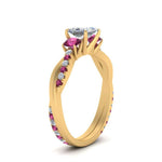 Load image into Gallery viewer, three-stone-twisted-princess-cut-vine-diamond-ring-with-pink-sapphire-in-yellow-gold-FDENS3301PRRGSADRPI-NL-YG.jpg
