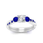 Load image into Gallery viewer, three-stone-twisted-princess-cut-vine-diamond-ring-with-sapphire-in-white-gold-FDENS3301PRRGSABL-NL-WG.jpg

