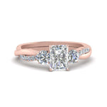 Load image into Gallery viewer, three-stone-twisted-radiant-cut-vine-diamond-ring-in-rose-gold-FDENS3301RAR-NL-RG.jpg
