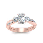 Load image into Gallery viewer, three-stone-twisted-radiant-cut-vine-diamond-ring-in-rose-gold-FDENS3301RAR-NL-RG.jpg
