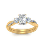 Load image into Gallery viewer, three-stone-twisted-radiant-cut-vine-diamond-ring-in-yellow-gold-FDENS3301RAR-NL-YG.jpg

