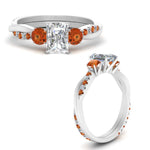 Load image into Gallery viewer, three-stone-twisted-radiant-cut-vine-diamond-ring-with-orange-sapphire-in-white-gold-FDENS3301RARGSAOR-NL-WG.jpg
